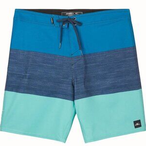 ONeill Boys Multicolor Hyperfreak Heat Block 17" Quick Dry Boardshorts NEW 14/28